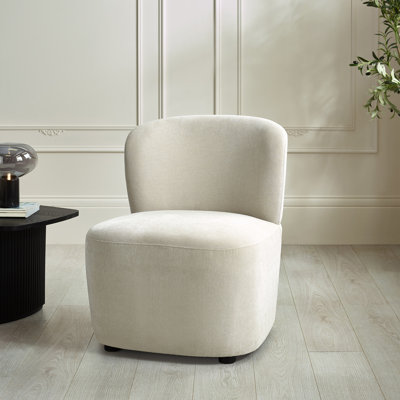Upholstered Chenille Armless