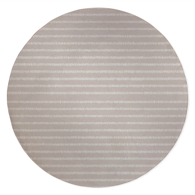 Scatter Row Activity Mat, Taupe, Round 5'