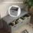 Shoe Bench with 3 Fabric Baskets-605650454