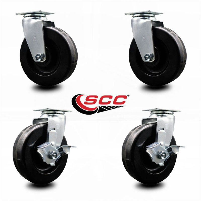 4 Piece Phenolic Caster Set