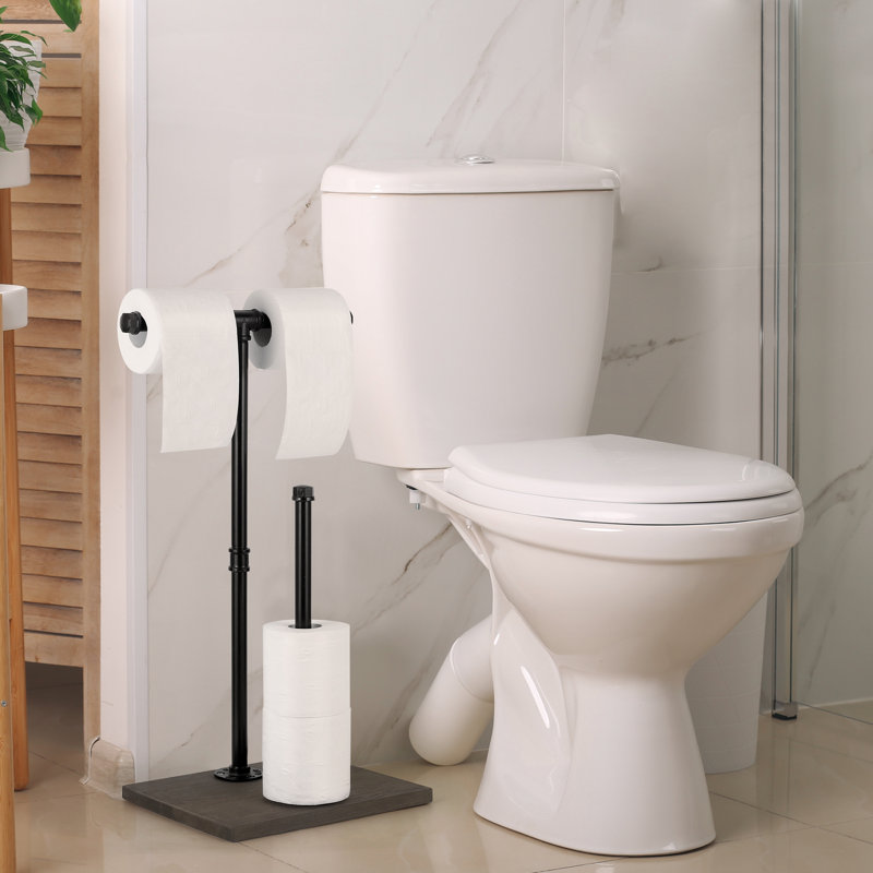 Porte-papier hygiénique sur pied