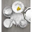 Botanical Leaf Handmade Porcelain Salad/Dessert Plate