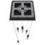 Boa Collection 5 Light Studded Glass Multi Port Pendant-631719417