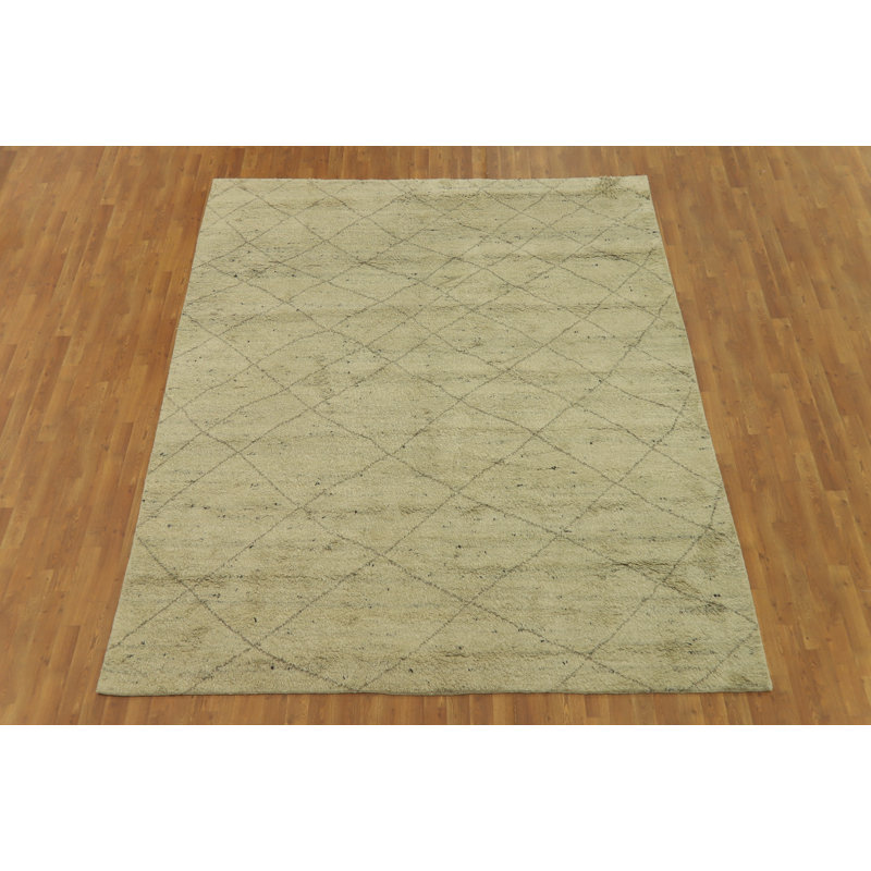 Handmade Moroccan Indian Area Rug 8x10