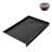 48 in. x 32 in. Alcove Acrylic Shower Base in Glossy Black With Right Drain, Drain Included-115222736