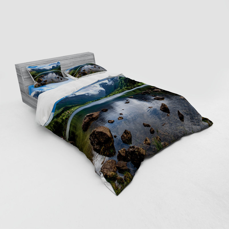 Rustic Polyester Duvet Cover, Queen Duvet Cover + 3 Additional Pieces
