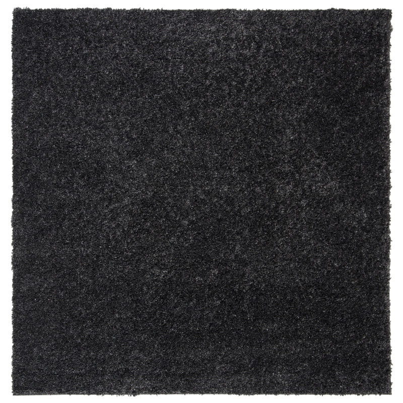 Jiang Charcoal Area Rug, Square 3'