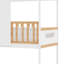 Lit mezzanine pour enfants avec glissade et aire de jeux inférieure polyvalente délimitée par des garde-corps-670303635-670303645
