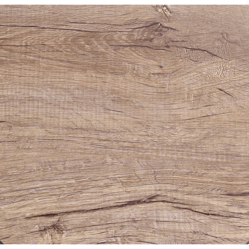 Bohden 3-Piece Coffee Table Set in Weathered Oak and Chrome, Light Oak
