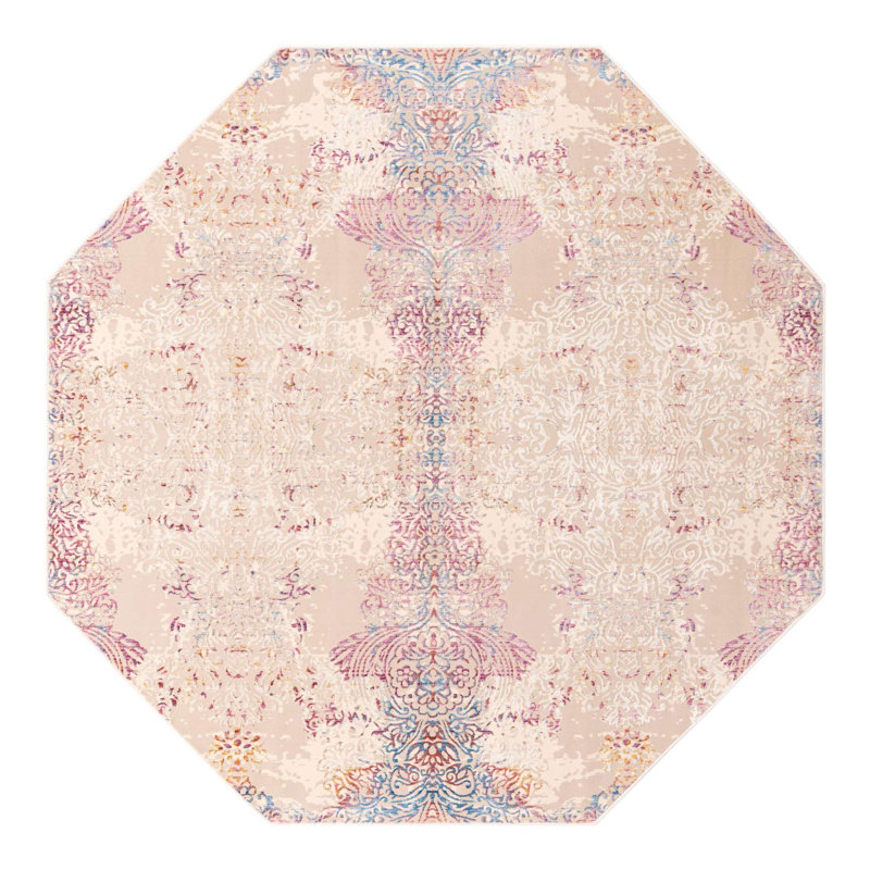 Oriental Indoor Rug, Octagon 7'10" x 7'10"