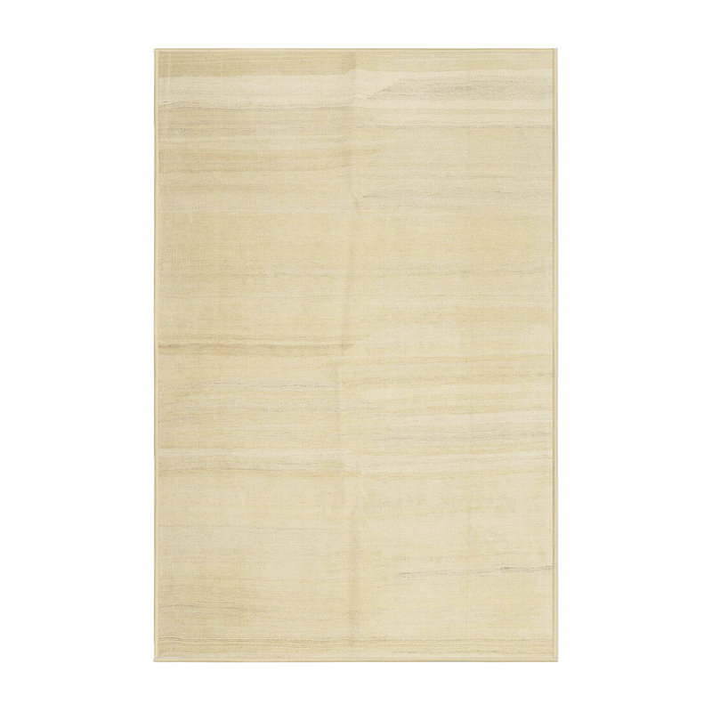Surface beige contemporaine tapis, Rectangle 5 pi x 7 pi