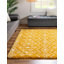 Tapis jaune à motif géométrique Griego-328325996
