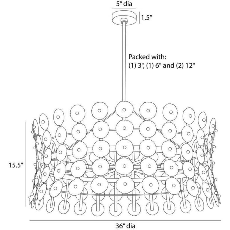 Imperia 6 - Light Chandelier