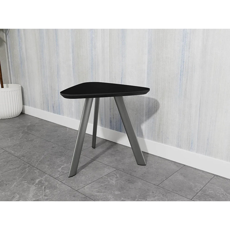 Table de bout Darsey Lounge, Nuit noire, Argent argent