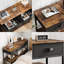 Console avec 2 tiroirs et 3 niveaux-5014985