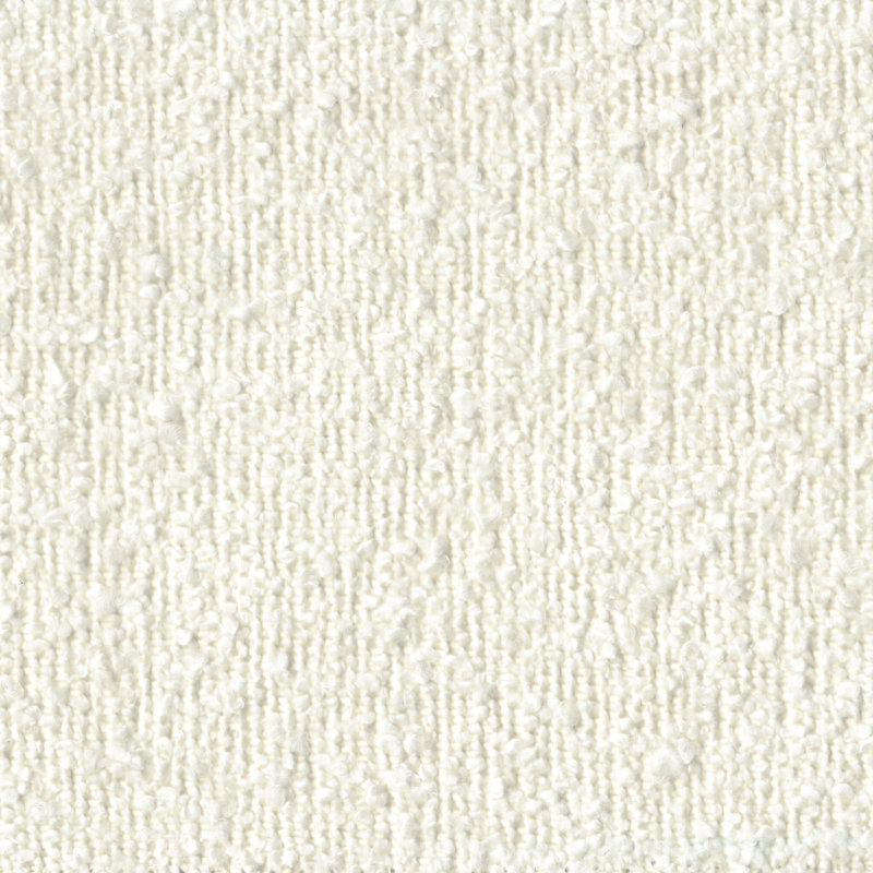 Aurealiz Modern Channel Ottoman, Cream Boucle
