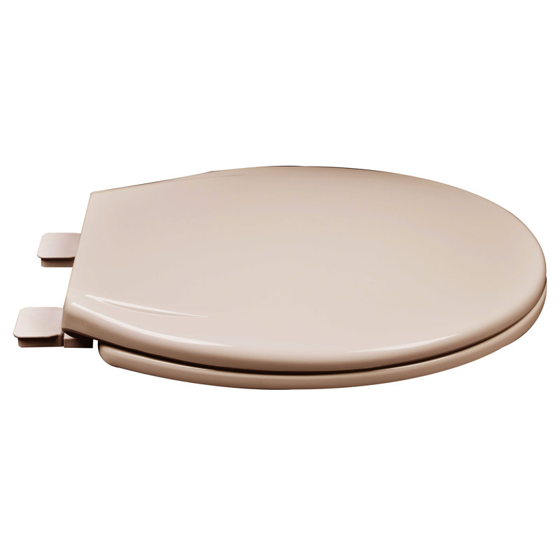 Round Toilet Seat and Lid, Fawn Beige