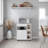 White 1-door Microwave Stand