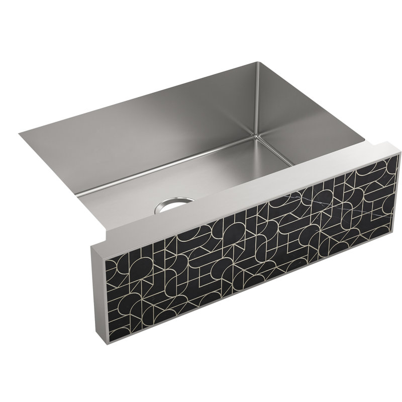 Insert de pierre gravé Tailor, Marbre Nero Marquina