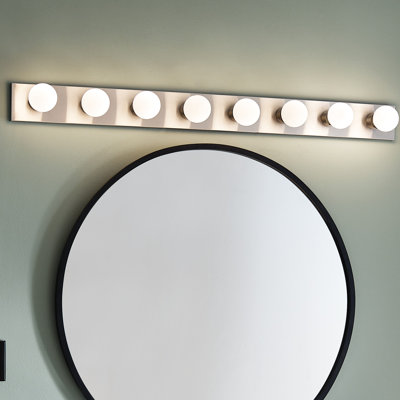 Barre d'éclairage de salle de bain 8 lumières Chaisson