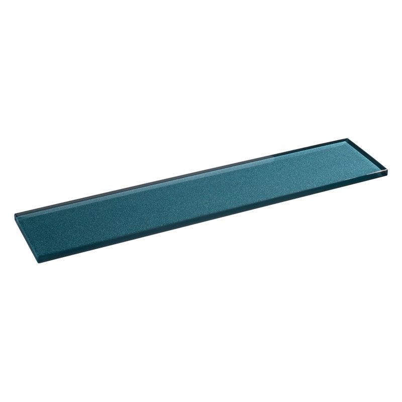 Kwiet 3" x 14" Glass Metal Look Subway Tile, Relaation