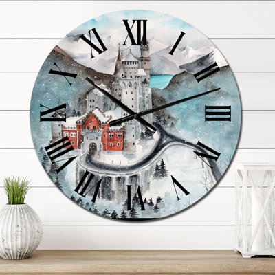 Horloge murale historique Mid-Century