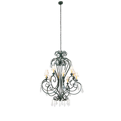 52" Wide Josephine 10 Light Chandelier
