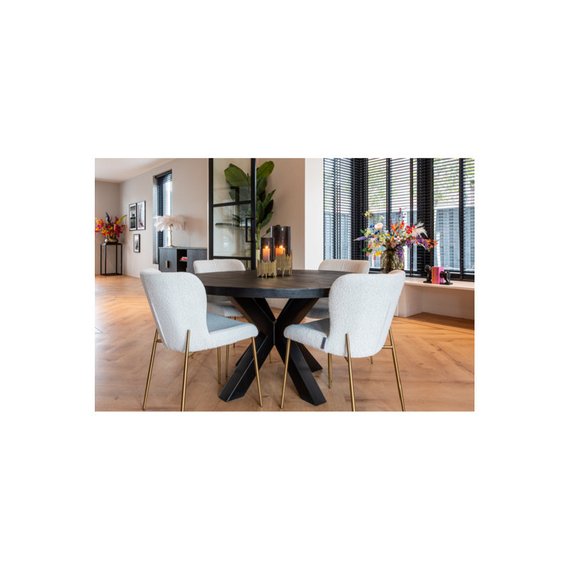 Odessa Upholstered Dining Chair, White