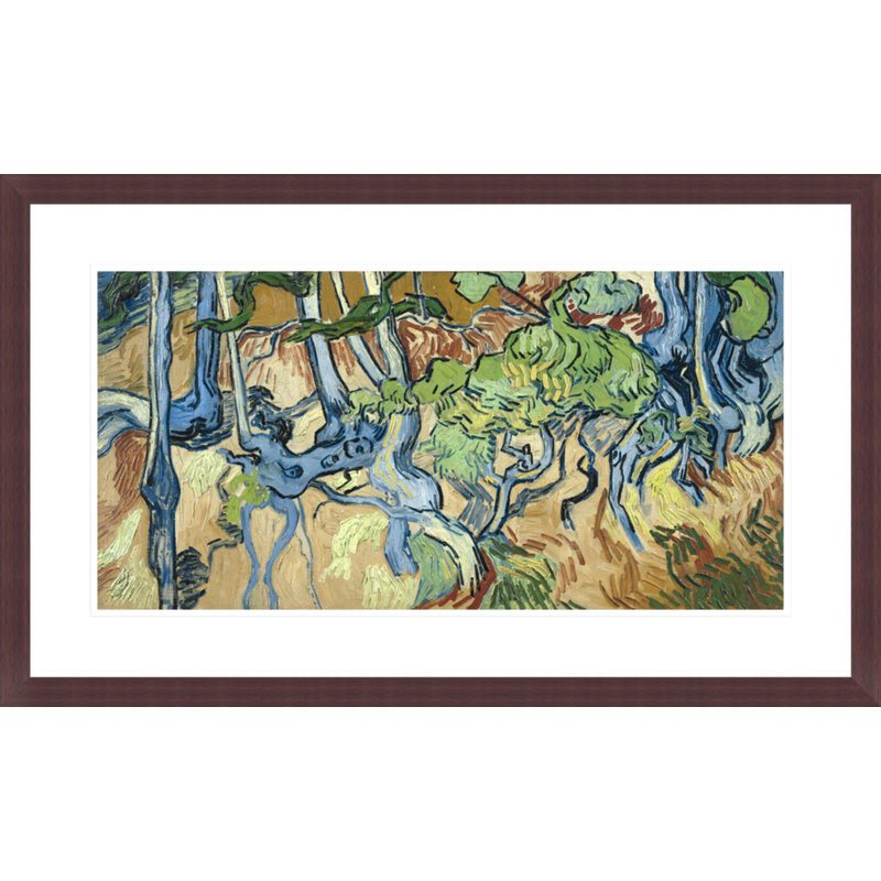 Arbre-racines par Vincent van Gogh, H 17,86 po x l 29,5 po