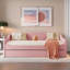 Upholstered Daybed With Led Light And Trundle-373728724