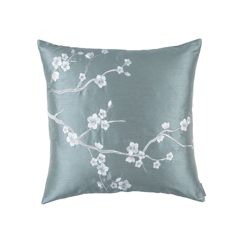 Blossom Silk Square Pillow Cover & Insert, 24" x 24"