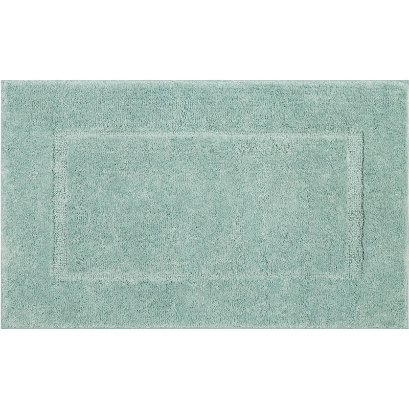 Tapis pour salle de bain Linquist, L 17 po x L 24 po, Blanc éclatant