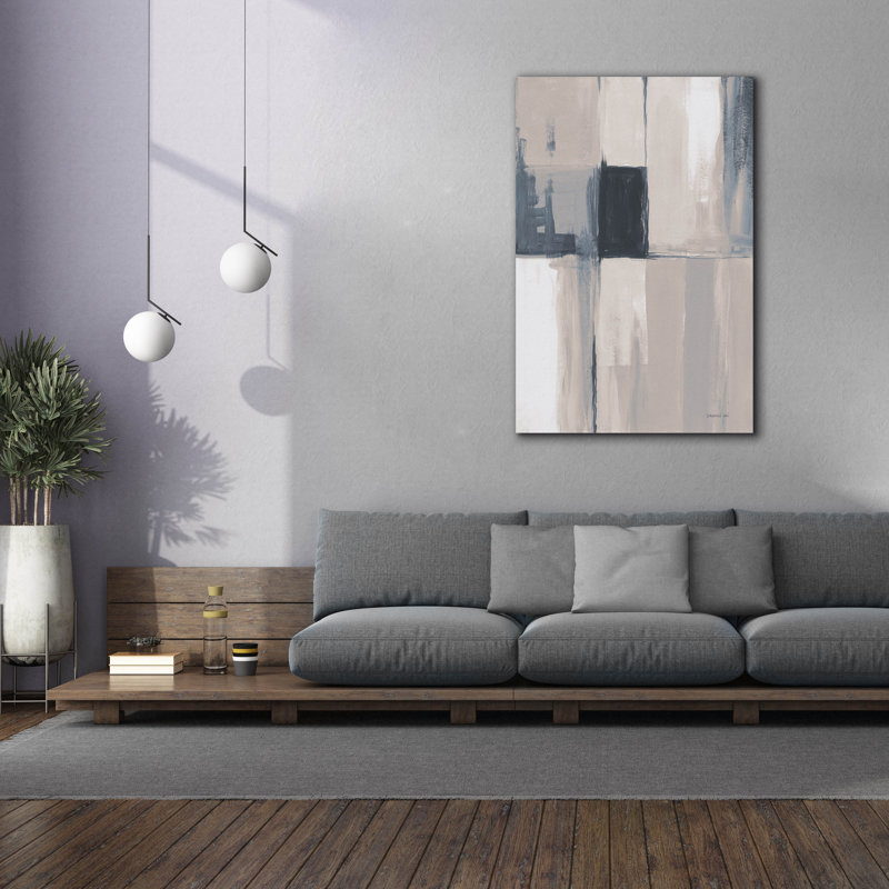 Epic Graffiti 'Overlay 2 Blue'  by Danhui Nai Canvas Wall Art