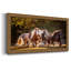 Sunlit Horses III - Reproduction de photo sur toile simple-818165040
