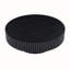 Table basse ronde en bois et bois de 39,37 pouces NOIR