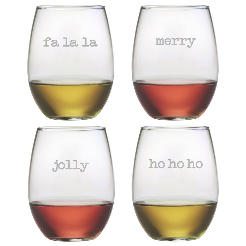 19oz. Crystal Wine Glass Set
