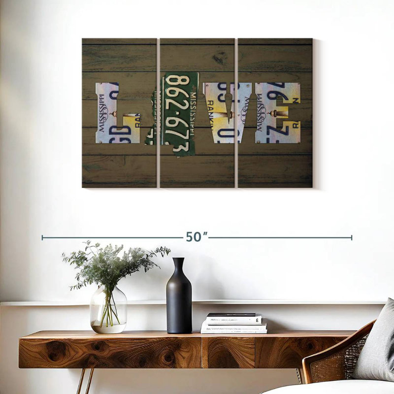MS State Love, 24" H x 38" W
