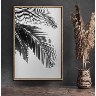 Minimal Botanical Palm Leaf Trio