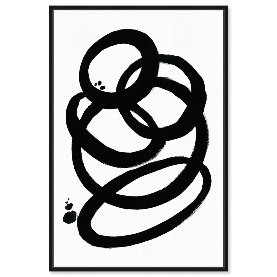 " Abstract Formas II, Modern & Contemporary Black " by Oliver Gal Orren Ellis 