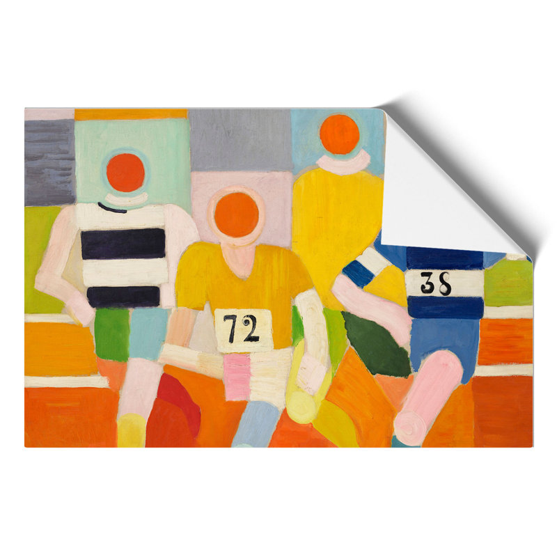 The Runners by Robert Delaunay - Frameless Print, 30cm H x 42cm W x 0.1cm D