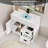 36" Single Bathroom Vanity Cabinet Base Only, Sink Not Included-111079968