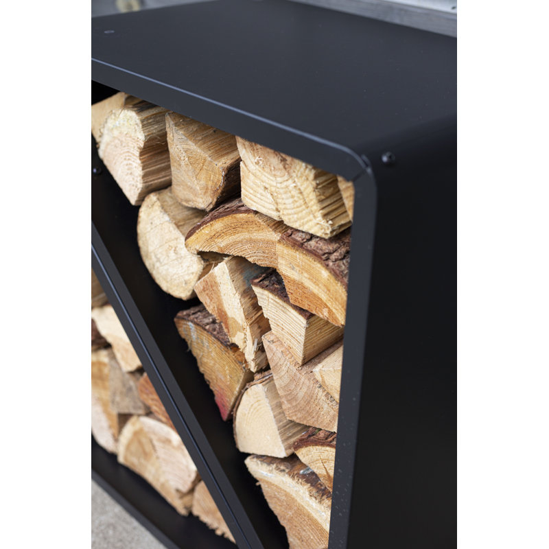 Brinly 57cm W x 57cm D Metal Log Store
