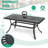  Cast Aluminum Outdoor Coffee Table, 41.98 X 20.98 Inch Rectangular Patio Conversation Table With Lattice Top, Rust-Resistant All-Weather Center Table For Deck, Backyard, Porch, Antique Bronze-1119963688