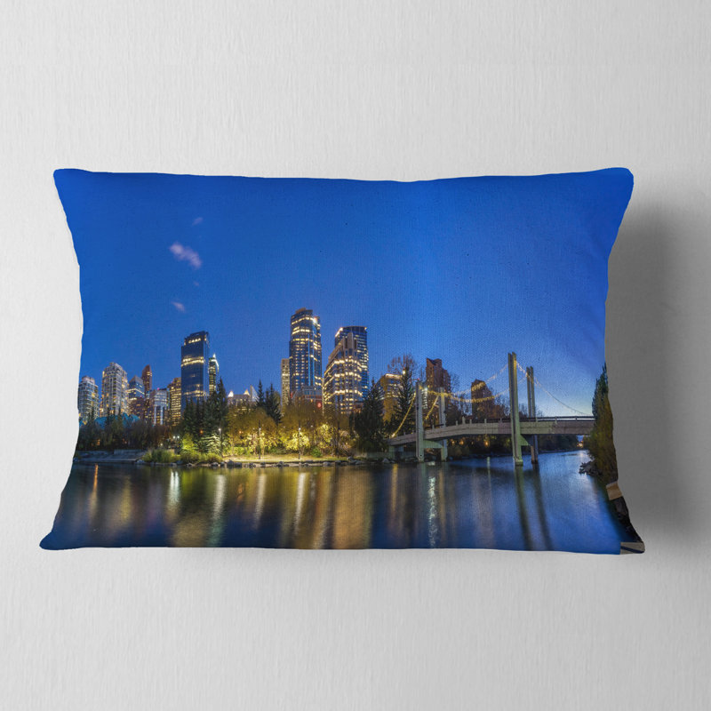 Coussin lombaire calgary cityscape de photographie
