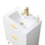 Ensemble de meuble-lavabo simple moderne 24 po à 2 tiroirs 24 po