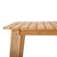 Table de salle à manger d'extérieur en acacia 67 po Burritt
