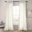 100% Cotton Semi Sheer Curtain Single Panel-1091564661-1109947580