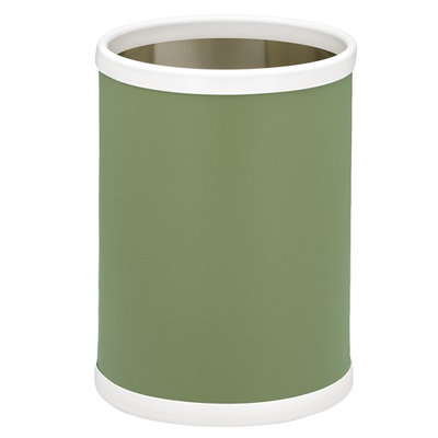 Haowen Steel Open Waste Basket - 2 Gallons