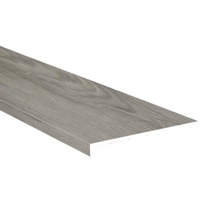 1.25 in. T x 47.25 in. L x 12.01 in. W Luxury Vinyl Flooring Trim Eased Edge Stair Tread