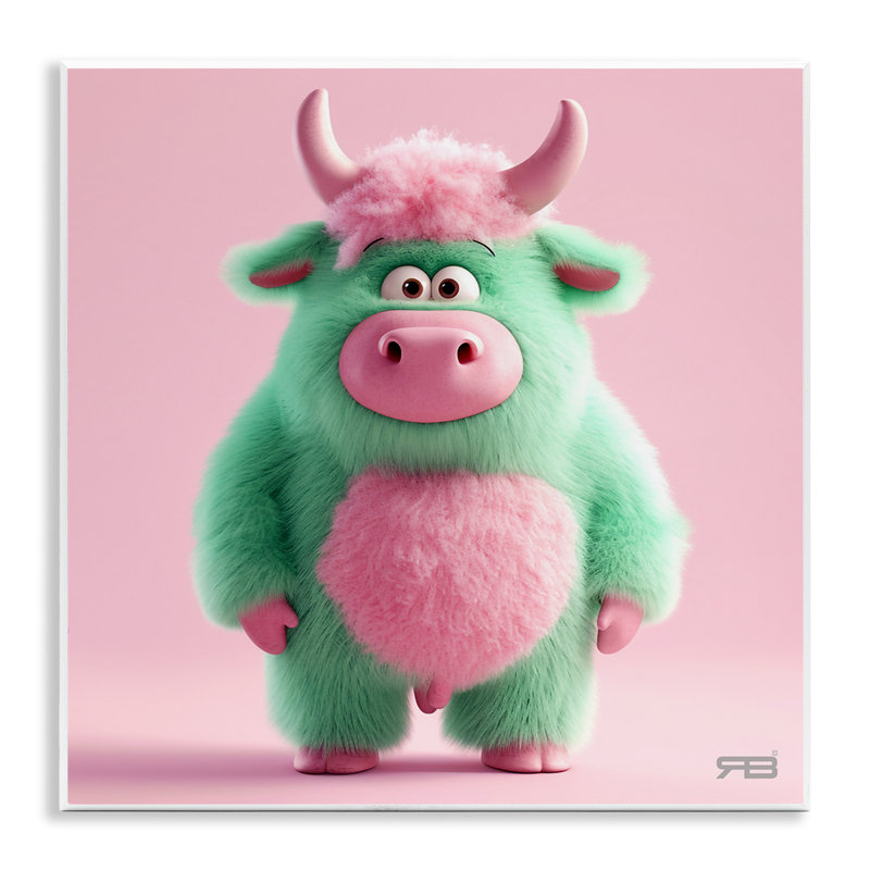 Art mural "Silly Green Cow" par RB
